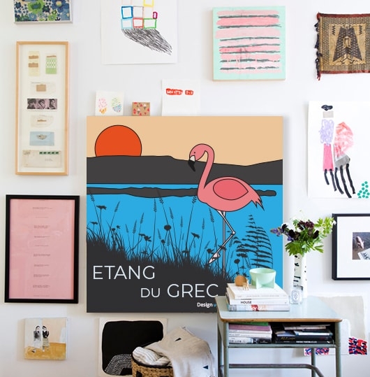 RDV Portrait Poster Etang du Grec