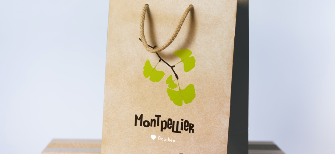 Geoarte Shopping Bag Wink Gingko